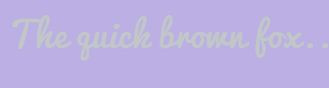 Image with Font Color C1C6C9 and Background Color BBAFE3
